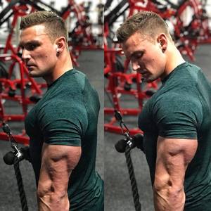 Muscle <b>Aesthetics</b> Fitness Men's T-shirt Breathable Quick Drying Running Training <b>Top</b> with High Quality Material and Custom Print - Product Image 5