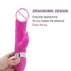 Hochwertige Big Silicone <span class=keywords><strong>Love</strong></span> Rabbit <span class=keywords><strong>Bunny</strong></span> <span class=keywords><strong>Vibrator</strong></span> Realistische G-Punkt Dildo <span class=keywords><strong>Vibrator</strong></span> Sex Shop Produkte Dildos für Frauen - Product Image 5