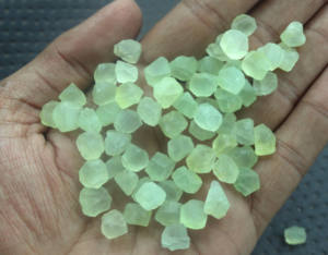 25pcs Green Natural Prehnite Loose Gemstones Raw <b>Stone</b> <b>Beads</b> for Handmade Jewelry Making - Product Image 6