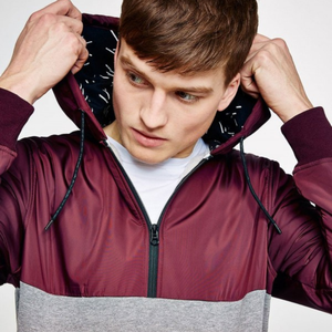 Fashion <b>Gym</b> <b>Hoodie</b> Mens Custom 100% Cotton Autumn Half Zipper Pullover <b>Hoodie</b>-Eco-Friendly - Product Image 4