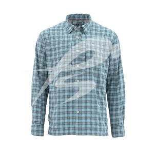 Chemise de pêche à manches longues pour homme et femme, 100% coton, grande taille, respirante, de haute qualité, à carreaux See Land Warwick, col rabattu - Product Image 6