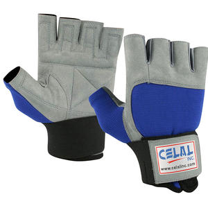 <b>Gloves</b> Weight <b>Lifting</b> Custom Ventilated Padded Weight <b>Lifting</b> <b>Gloves</b> Gym With Wrist - Product Image 4