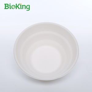 <span class=keywords><strong>BioKing</strong></span> Factory Einweg 12 Unzen 16 Unzen Bagasse Bowl Wasserdichtes und öl beständiges Geschirr und Geschirr - Product Image 4