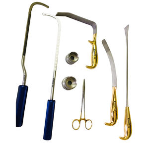 GORAYA-Instrumentos de cirugía plástica alemana y de cirugía de pecho, juego de 8 Uds., certificado CE ISO, gran oferta - Product Image 1
