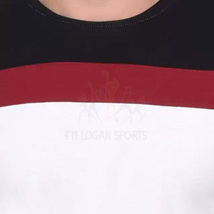 โลโก้ที่กำหนดเองเย็บปักถักร้อยแขนสั้นผ้าฝ้าย100% เสื้อยืด Custom Mens เสื้อ - Product Image 5