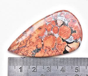 Piedra Natural de jaspe para hacer joyas, cabujones de jaspe Natural de alta calidad, mendrítico, Gema de jaspe para hacer joyas, Gema suelta hecha a mano - Product Image 3