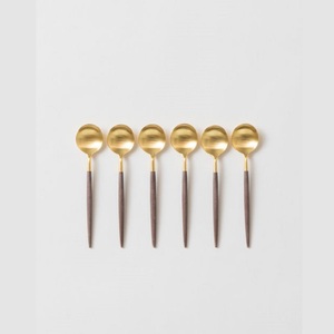 Juego de Cucharas de Acero Inoxidable Color Dorado, Juego de Cubiertos de Tamaño y Forma Personalizados para Restaurante, Hotel y Uso Doméstico - Product Image 4