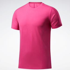 T-shirts de sport respirants pour hommes, vêtements de sport personnalisés avec impression de logo - Product Image 4