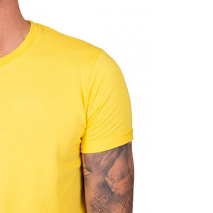 Top qualité 100% coton coupe ample couleur bloc t-shirt pour hommes Streetwear personnalisé bouffée imprimé logo goutte épaule homme t-shirt - Product Image 4