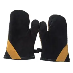 split Cowhide Leather low temperature Work leather gloves & mittens,