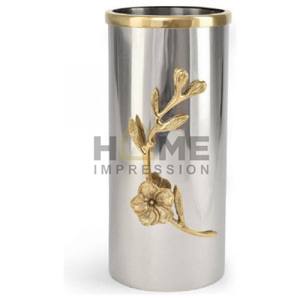 Nouveau vase à fleurs décoratif de conception de luxe en métal vase à fleurs d'or et d'argent pour les fournisseurs en gros à un prix attractif - Product Image 2