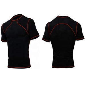<b>Men</b> Compression Clothing Running Shirts <b>Base</b> <b>Layers</b> Top Fitness Athletic Training Workout Gym Clothes - Product Image 1