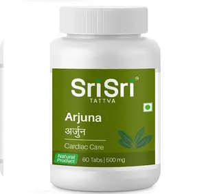 SRI SRI Arjuna-心脏护理，60个标签 | 500毫克草药补充剂