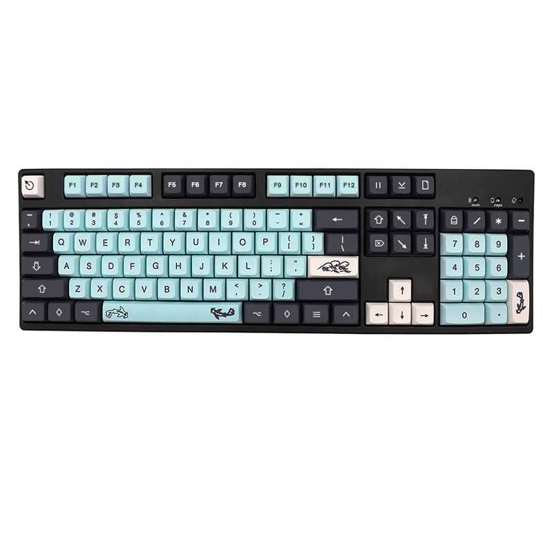 Amazon | ZXMICYFA MOAキーキャップ、125キー染料昇華PBTキー