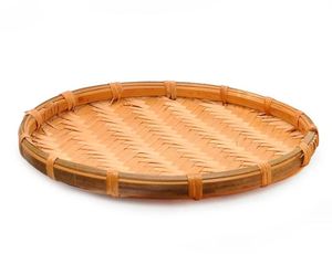 Juego de 3 bandejas planas de ratán para servir postres de diferentes tamaños, perfectas para una cocina elegante y productos utilizables para decoración del hogar - Product Image 5