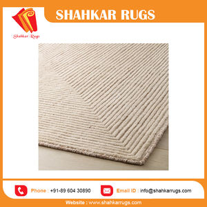 Tapis moderne en laine douce et moelleuse, grand format, antidérapant, à motif abstrait, noué à la main, tufté, antimicrobien, lavable, pour salon, idéal pour le Nouvel An - Product Image 4