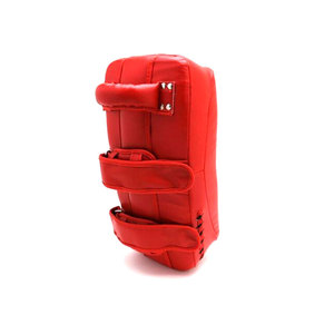 Venta al por mayor de todos los diseños personalizados y logotipo de entrenamiento profesional de cuero Pu Kick Boxing Kicking Muay Thai Kick Pads - Product Image 4