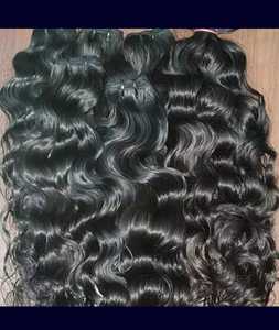 Nous proposons des extensions de cheveux humains non traités, avec toutes les cuticules alignées, en vrac, à pointes épaisses, au prix d'usine en gros. - Product Image 4