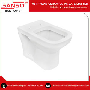 Inodoro de Cerámica Anglo-India de Una Pieza, Montado en el Suelo, Alargado, con Doble Descarga, Opciones de Sifón en P y S, para Uso en Baños - Product Image 6