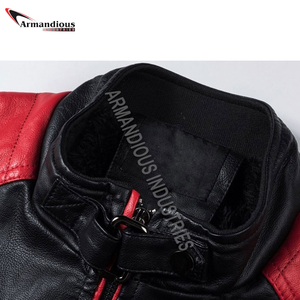 Hot Selling Vintage Riding Biker Motorcycle Leather <b>Jackets</b> <b>Men</b> Winter Custom Coats Hooded <b>Light</b> New Arrival XL Fabric <b>Jacket</b> - Product Image 3