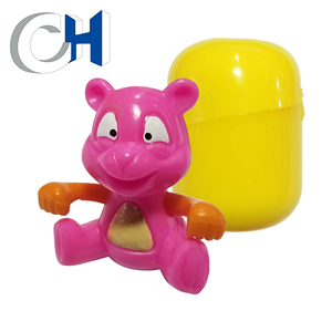 ปากกาพลาสติกรูปหมีสีชมพูไม่ซ้ำใคร,ท็อปเปอร์ Kinder Joy - Product Image 1