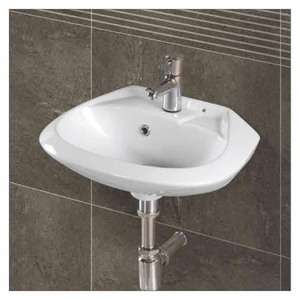 Fregadero de mesa redonda de porcelana de gran venta, instalación colgada en la pared para encimera de baño o uso de pedestal - Product Image 6