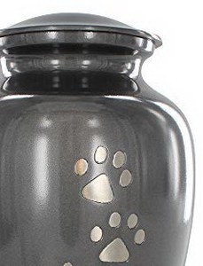 Paw Print Pet Cremation <b>Urn</b> for Dog and <b>Cat</b> Ashes Decorative Animal Memorial <b>Urn</b> Keepsake Burial Storage Container - Product Image 4