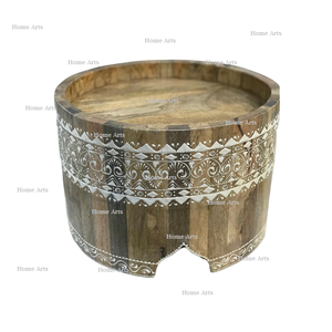 Servidor de chocolates de madera y fregona de 2 niveles Servidor de fechas de postre de forma redonda de mayor calidad a un precio asequible - Product Image 4