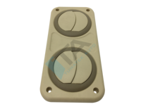 Diffuseur de Ventilation en plastique pour tuyau d'évacuation d'air, pour biscuits, Bus, Midibus, Minibus, Van, caravane, 400mm, H350