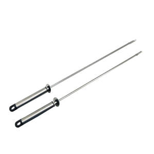 Juego de pinchos de Metal SS430 para barbacoa, alta calidad, con mango de acero inoxidable, 2 uds. - Product Image 5