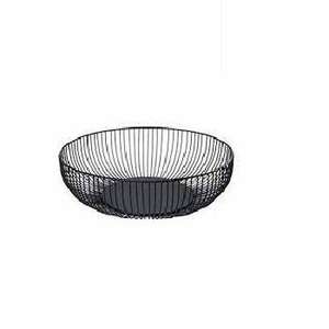 Bonita Venta de cesta de frutas de Material de hierro negro para el hogar, cocina, cestas de almacenamiento de alambre de Metal decorativas, precio bajo - Product Image 1