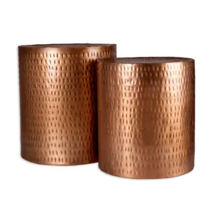 Handmade Copper Table Excellent Quality Handmade Wholesale Luxury Side Table Set Of Two Affordable Best Selling Center Table