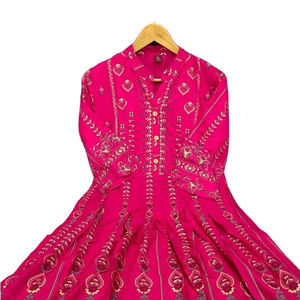 R & D las exportaciones 14 Kg rayón impresión de la hoja de Kurtis Anarkali estilo Kurti - Product Image 1