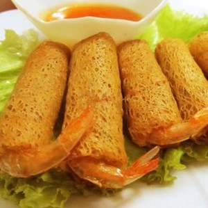 กระดาษม้วนตาข่ายสำหรับปอเปี๊ยะของเวียดนามส่วนผสมอาหารทอดแสนหวานสำหรับเด็กผู้ใหญ่กล่องที่ได้รับการรับรองฮาลาลจำนวนมาก - Product Image 3