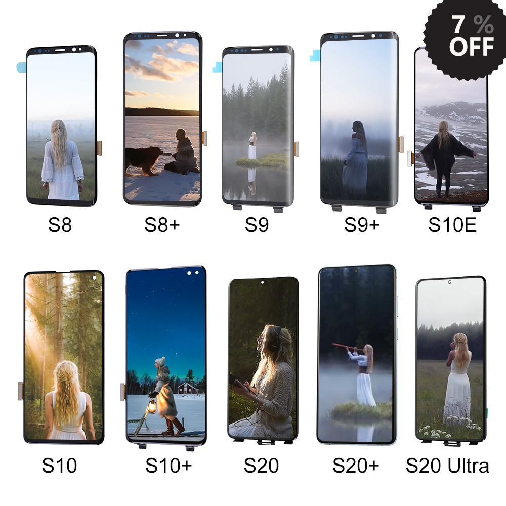 Лидер продаж, сенсорный ЖК-экран серии S для Samsung S8, S9, S10 Plus, Samsung S10 Plus