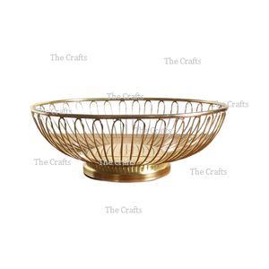 Finest Quality <b>Wire</b> Fruits <b>Storage</b> <b>Basket</b> <b>For</b> Kitchen Accessories Tableware Fruits Vegetables <b>Basket</b> In India - Product Image 2