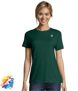 Custom Printing and Embroidery Logo Women Organic Cotton T shirt 2026 - Product Image 4