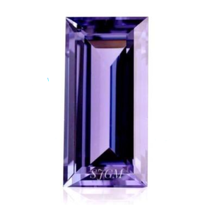 Venta al por mayor, precio de fábrica, alta calidad, 8X16mm, corte Baguette, amatista brasileña Natural, certificado IGI, facetado, suelto, por quilate, cuarzo - Product Image 1