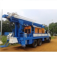 PRL PDTHR-300 Super Strong Man, Foreuse de puits d'eau diesel DTH et rotative montée sur camion, diamètre de forage max. 10 mm, vitesse 40 m/min