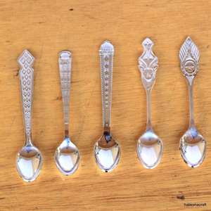 Juego de cucharas de acero inoxidable de 5 piezas con acabado de alta calidad, perfecto para vajilla de mesa y uso en bodas - Product Image 4