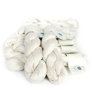 20/2NM mulberry pure silk yarn knitting natural fiber undyed yarn for hand dye