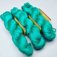 Duke 100% Eco-Friendly Buyer's Choice Raw Silk Yarn Core Spun Yarn Recycled Spun Weaving Hand Knitting Dyed Hot Sale Embroidery