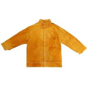 Veste de travail fendue de vache/ignifuge/veste de protection/veste de soudage en gros produit de soudage en cuir pour hommes soudeur complet - Product Image 5