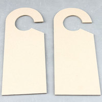 Panneau en bois Forme Plaine Blank Craft Plaque Panneau de porte de chambre d'hôtel en bois