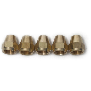 Tùy Chỉnh Kích Thước 1/4 1/2 "Hình Nón Công Đoàn Brass Nữ <span class=keywords><strong>Threaded</strong></span> Flare Ngắn Con Dấu Nut Cho AC Ống Đồng Phụ Kiện - Product Image 1