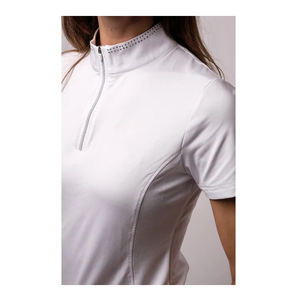 Camisa de equitación Capa base Polo ecuestre Mujeres Niños En Camisa de equitación de tela técnica de secado rápido de la India - Product Image 3