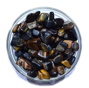 Pierres naturelles oeil de tigre bleu foncé, pierres de guérison, Chakra, équilibre, cristal - Product Image 1