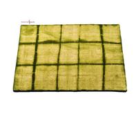 Prix d'usine Tapis abstrait de luxe tissé à la main et brodé, écologique, résistant aux taches, en laine et coton, double face PET