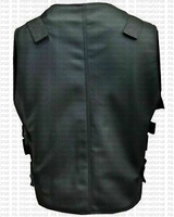 Gilet tactique d'hiver pour homme en cuir véritable, personnalisé, motif Crâne de Punisher Thomas Jane, imprimé numériquement, imperméable, vente en gros