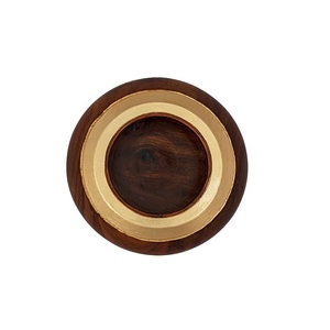 100% bol de service à double ombre en bois pur fait à la main bol de salade de fruits jetable de haute qualité pour la maison hôtel Restaurant - Product Image 2